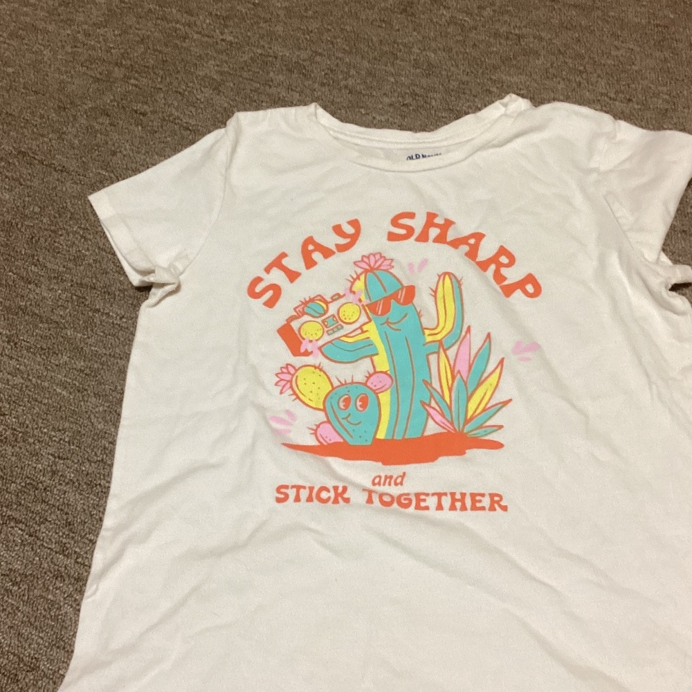 Girls XL Cute cactus shirt